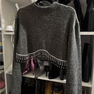 Cropped Zara sweater